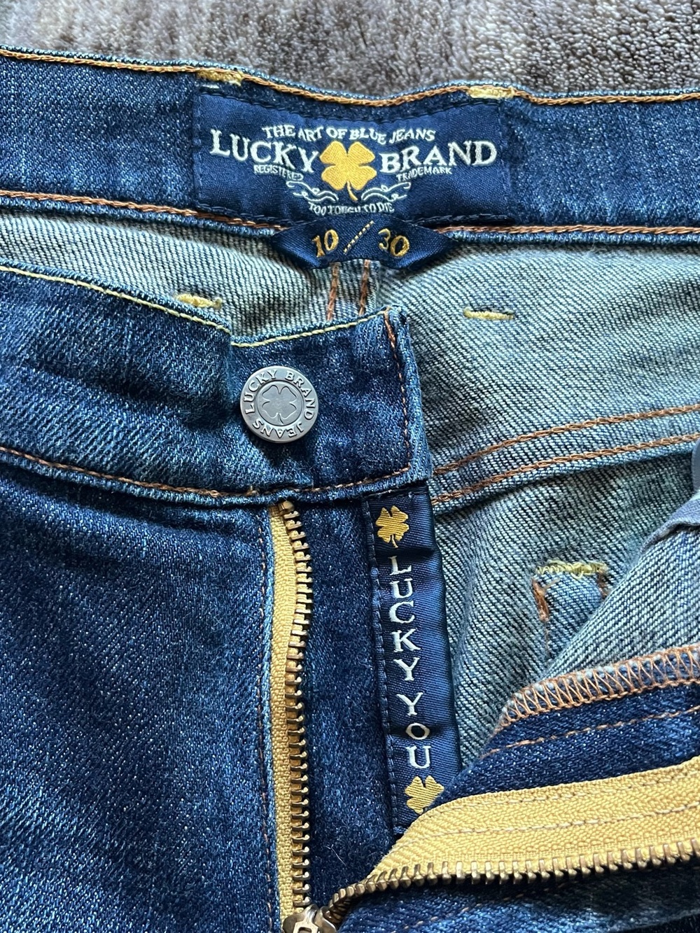 Lucky Brand Women's Dark Blue Jeans